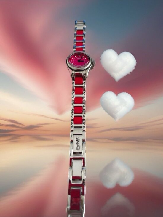 Classic Ladies Brighton Baby Brooklyn Silver Plate Watch - Pink New Battery main image 4